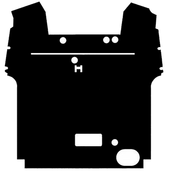 Aftermarket Black Cab Floor Mat Fits FordNew Holland 5700 6700 7700 CAG40-0023 - main